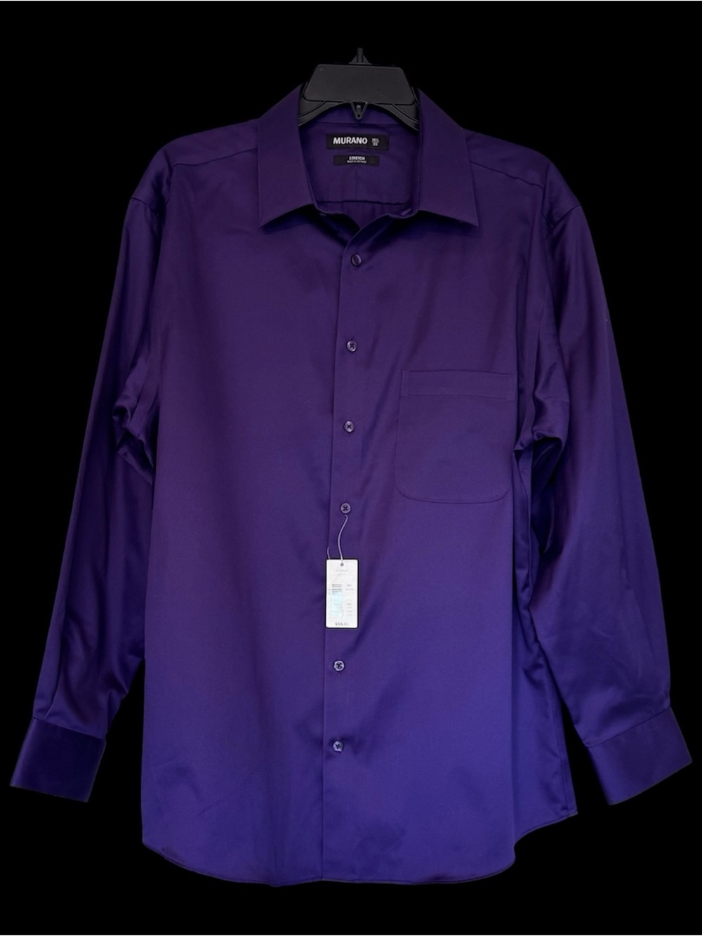 Murano Men's Deep Purple Dress Shirt